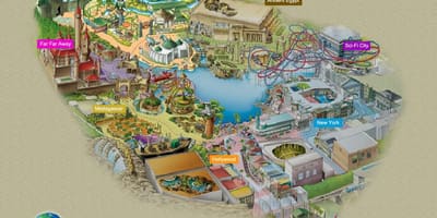 રીસોર્ટ વિશ્વ sentosa નકશો