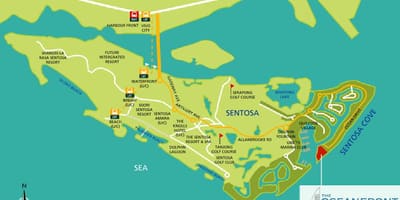 નકશો sentosa
